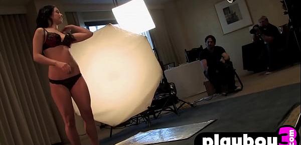  Amazing model Hanna Gruntz let guys watching her naked in hot photo session